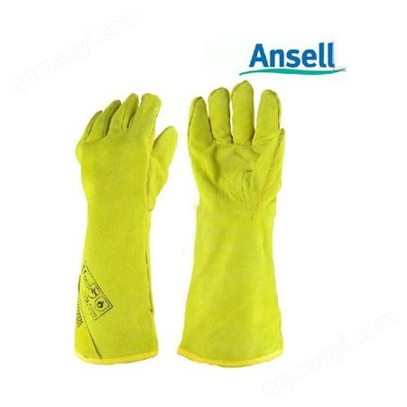 43-216ansell43-216焊接工烧焊防护手套 隔热耐高温防火手套 牛皮手套