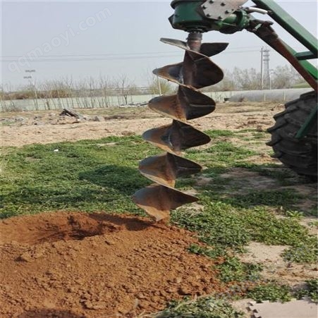 拖拉机带动打坑机 电线杆钻洞机 植树挖坑机栽树打窝机