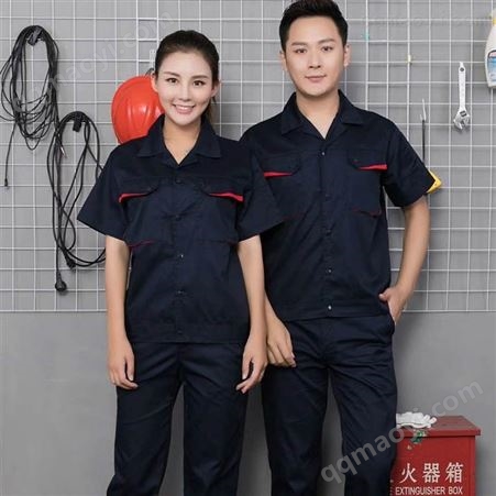 宇峰服装 满洲里劳保服厂家 半袖工作服订做